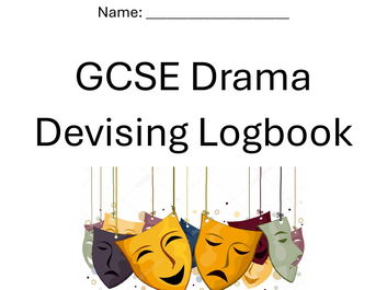 AQA GCSE Devising Drama Log Book Booklet!