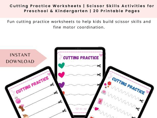 Cutting Practice Worksheets