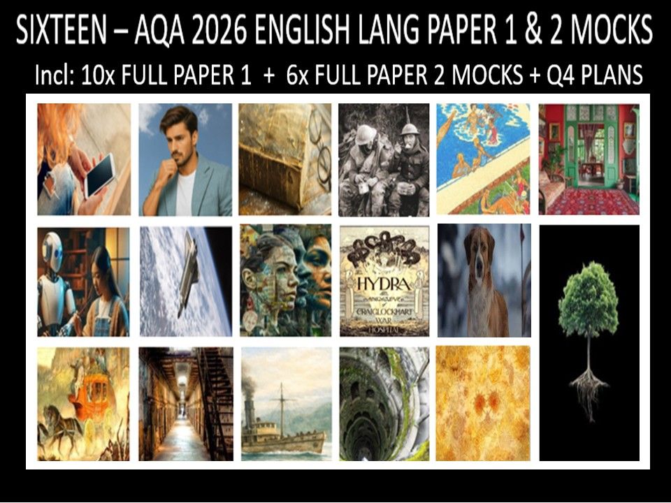 SIXTEEN - AQA PAPER 1 & 2 | 2026 FULL MOCKS | Q4 PLANS