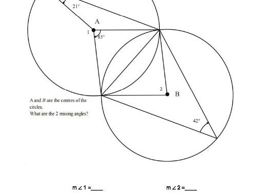 Circle theorems and angles in circles-2