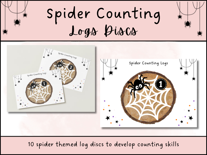 Spider Counting 1-10 EYFS Maths Activity Mats