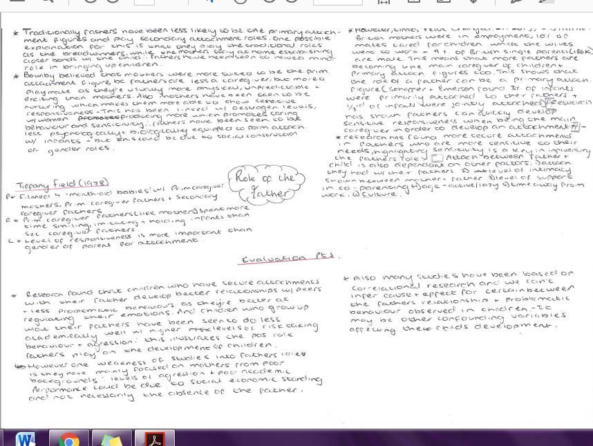 Aqa a level psychology topic essays attachment picture