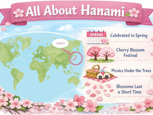 Hanami Japanese Cherry Blossom Viewing Tradition – KS1 Geography & Culture Activity