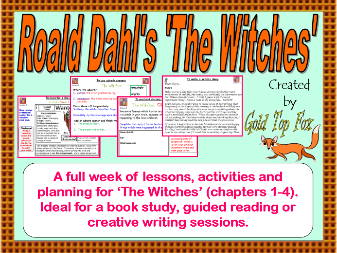 the witches roald dahl art activities