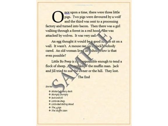 Fairy Tale Lesson Activity for Teaching Microsoft Word Skills