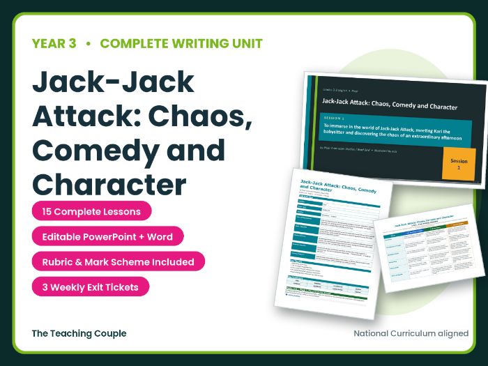 Jack-Jack Attack: Chaos, Comedy and Character | Year 3 English Unit