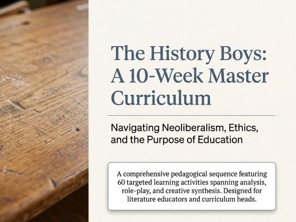The History Boys Teaching Unit | A Level Year 12–13 | Complete Scheme of Work | Alan Bennett