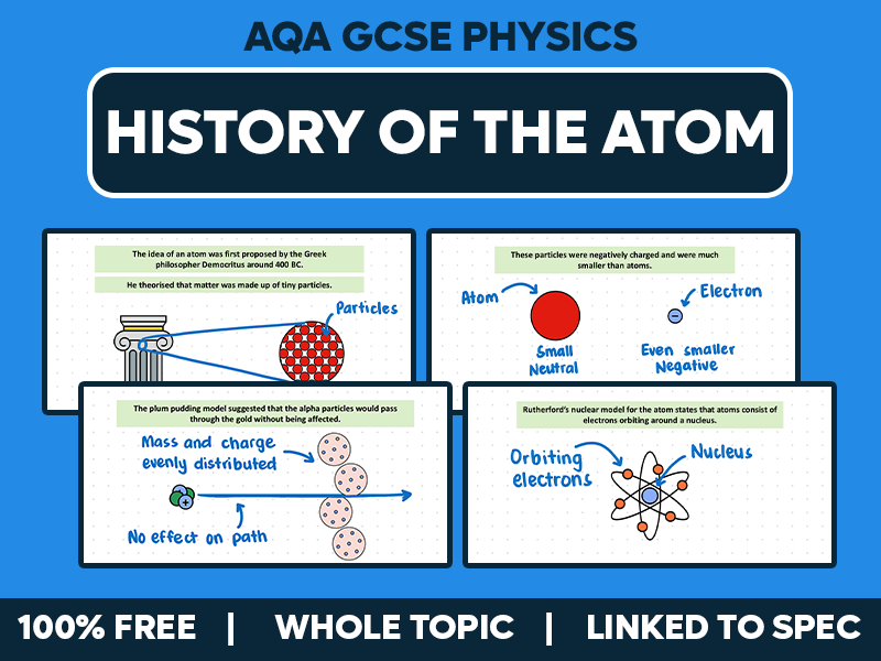 GCSE AQA Physics Complete Lesson - History of the Atom