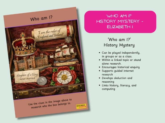 KS2 History Mystery Elizabeth I History activity
