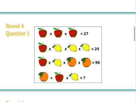 End of Year 9 Maths Quiz - Maths and General Knowledge