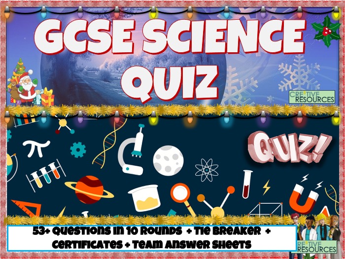 GCSE Science Christmas Quiz