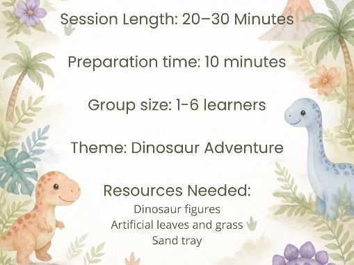 Dinosaur Adventure Sensory Session | SEND, ASN & EYFS Resource | SoftStepsSensory