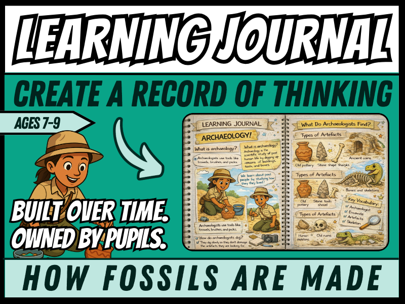 How Are Fossils Made? | Learning Journal | Year 3 and 4