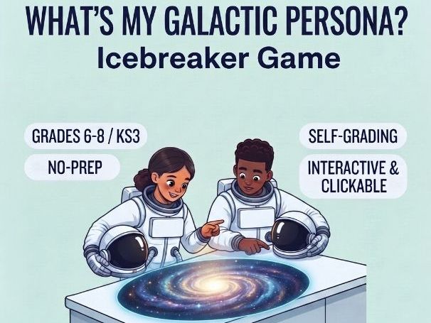 Science Icebreaker Game | What’s My Galactic Persona?