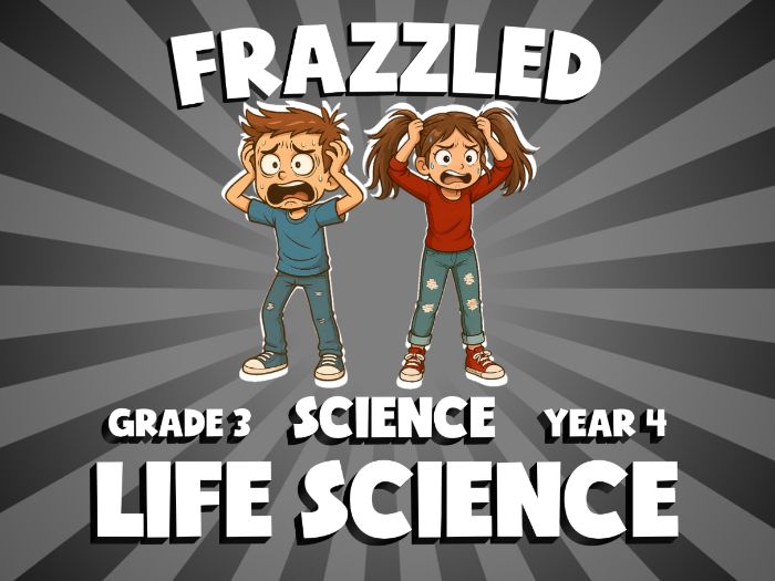 Life Science FRAZZLED Science Game | No-Prep Year 4 Review Activity
