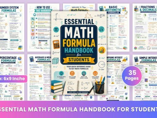 Essential Math Formula Handbook | Quick Guide