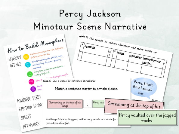 Percy Jackson Minotaur Narrative