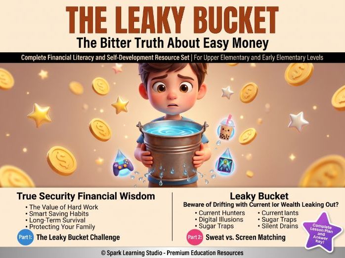 The Leaky Bucket: Financial Literacy & Leaky Expenses (KS2 Math)