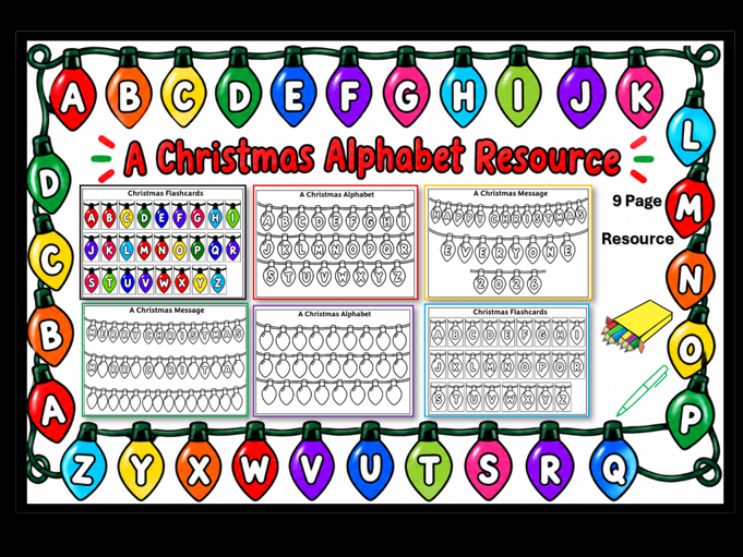 A Christmas Alphabet Resource EYFS/KS1