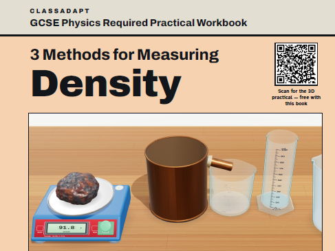 Measuring Density Physics Required Practical Workbook with ClassAdapt Science Simulations