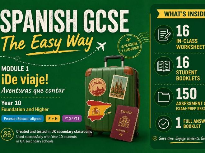 GCSE Spanish Holidays Pack | AQA & Edexcel