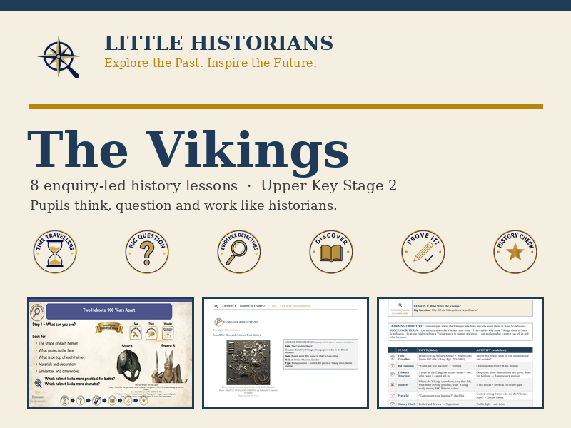 The Vikings: Complete Upper KS2 History Unit