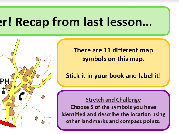 Relief - shape of the land - map skills - KS3 Geography