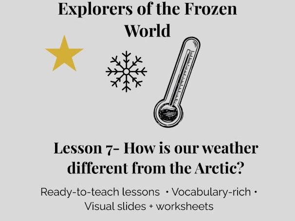 Explorers of the Frozen World - Lesson 7 | How is our weather different from the Arctic? (KS1 Geogra