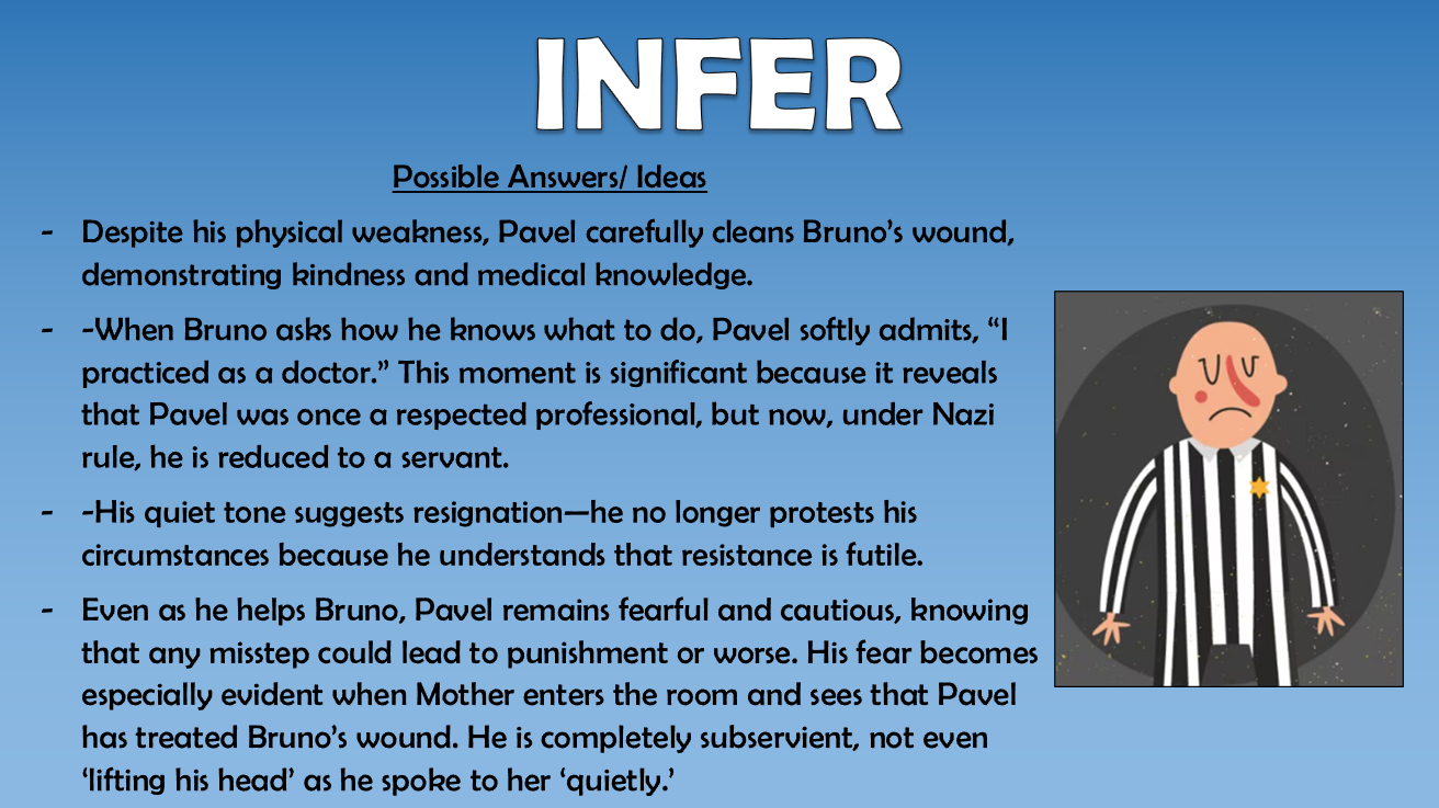 The Boy in the Striped Pyjamas - Chapters 7-8 - Double Lesson ...