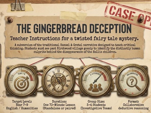 Twisted Fairy Tale Murder Mystery | Hansel & Gretel Investigation Unit |