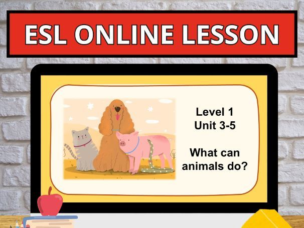 Online English Young Learners Curriculum U3.5 What can animals do? CAN CAN'T