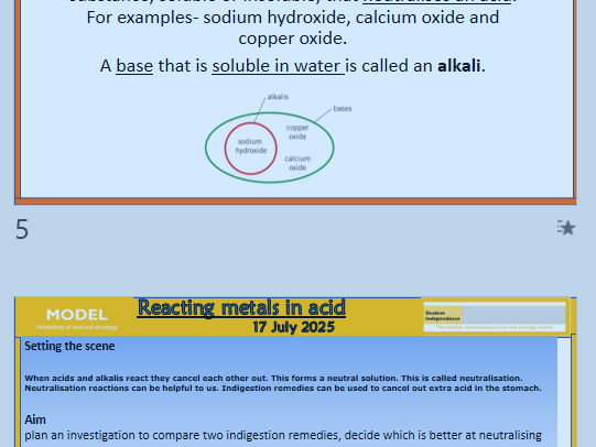 4.3 Neutralisation (KS3 activate new 2024)