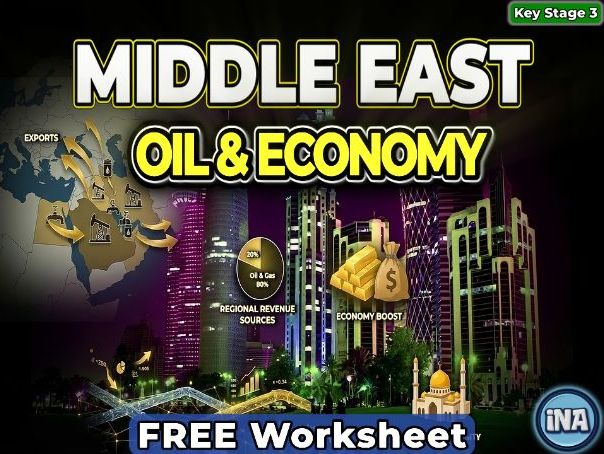 Natural Resources and the Economy in the Middle East - FREE KS3 Geography Worksheet