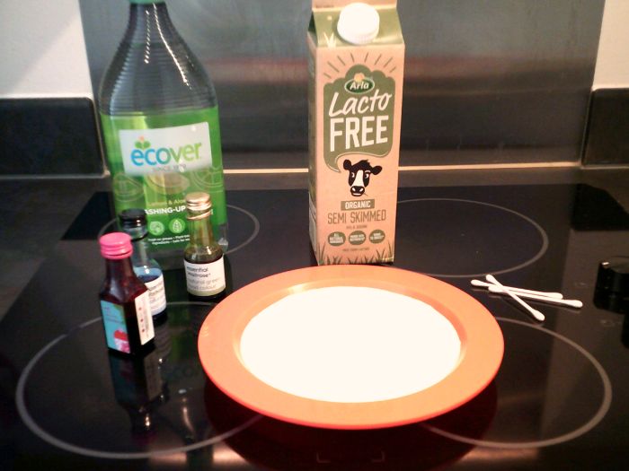 Colourful Milk Experiment