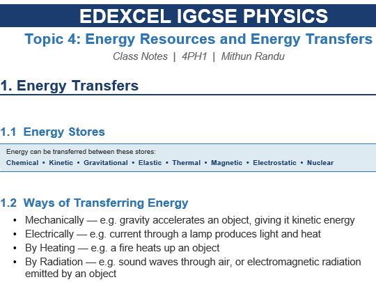 Energy_Edexcel_IGCSE