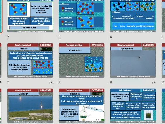 AQA Chemistry C1.3 – Separating Mixtures (Updated 2025 | Editable Lesson, Worksheets, Assessment & F