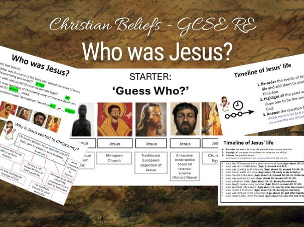 Yr10 GCSE RE AQA – Who Was Jesus? (Beliefs, Miracles & Evaluation Lesson)