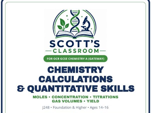 OCR GCSE Chemistry A Calculations J248