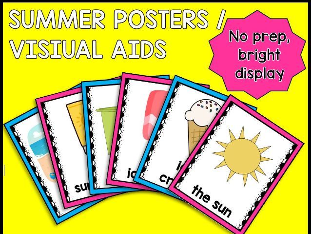 Summer Posters / Visual Aids
