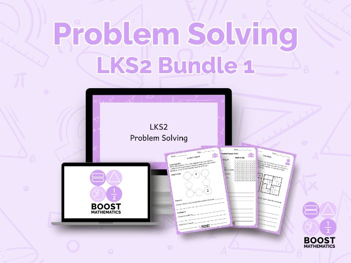 Year 3 and Year 4 LKS2 Maths Problem Solving Lesson Pack