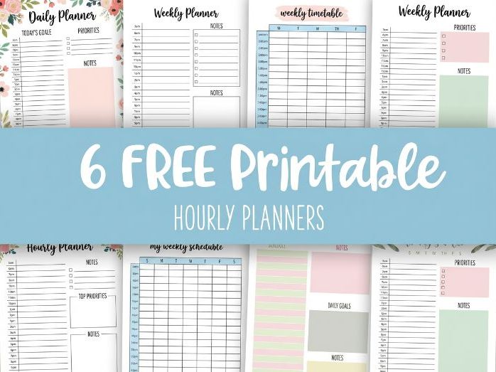 Hourly Planners