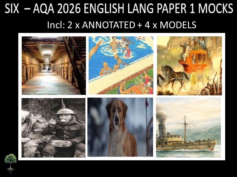 SIX - AQA PAPER 1 | 2026 FULL MOCKS | ANNOTATED | MODELS