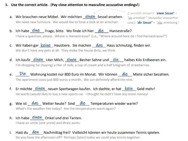 German A1 A1 1 Grammar Review Test Bundle Teaching Resources
