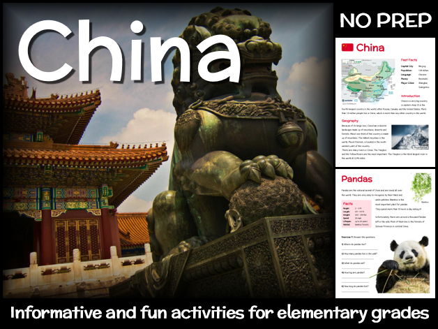 China (country study for elementary grades)