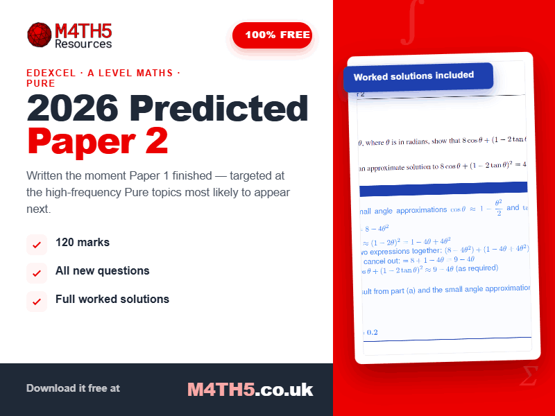 Predicted Paper 2 - Edexcel - A Level