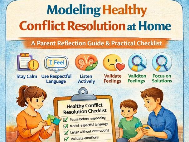 Modeling Healthy Conflict Resolution at Home