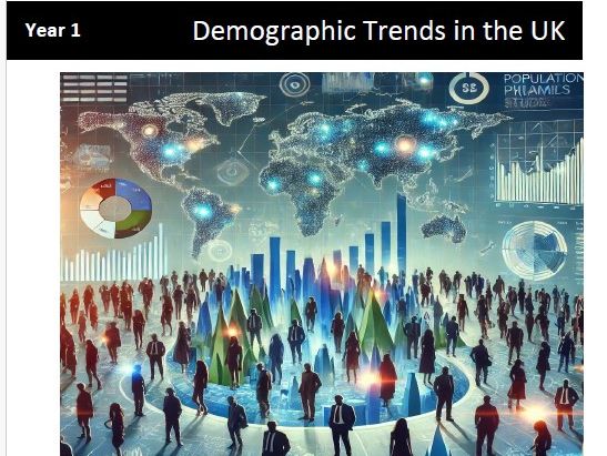 A Level Sociology - Families & Households: DEMOGRAPHY - booklet & teaching slides (AQA)
