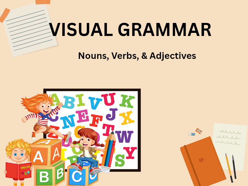 Visual Grammar PDF: Nouns Verbs Adjectives
