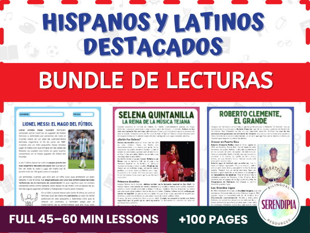 Famous Latinos Biographies Reading Passages and Comprehension Activities in Spanish B1-C2 Level