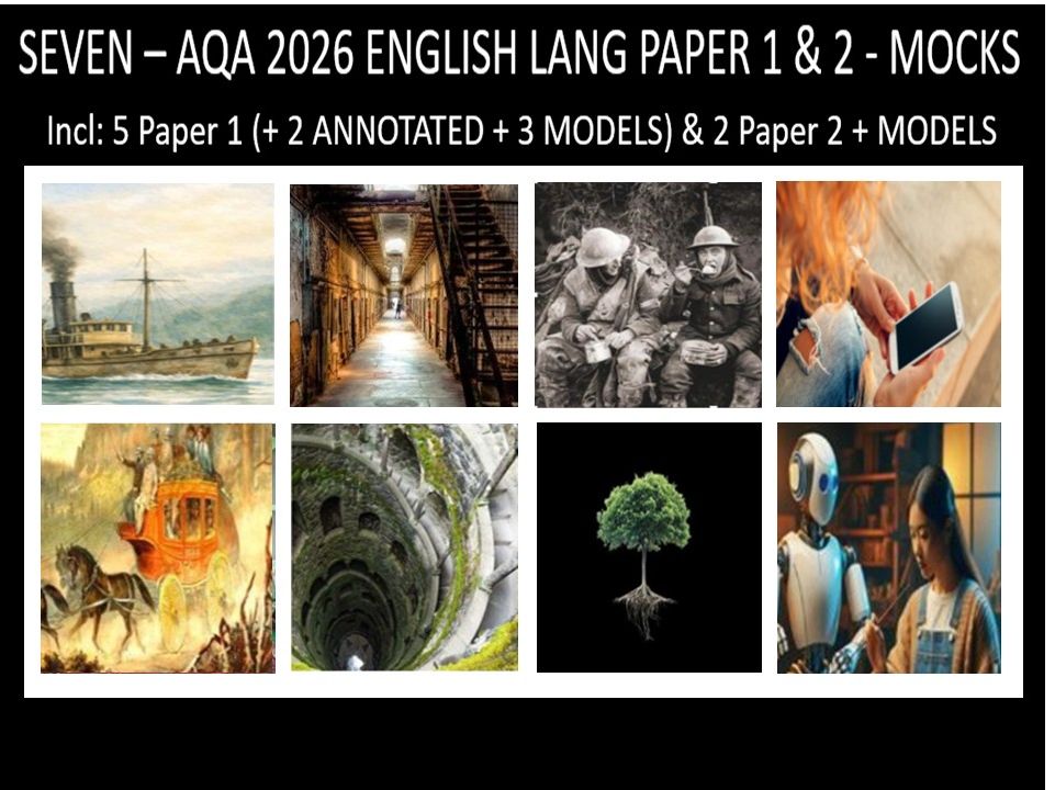 SEVEN - AQA PAPER 1 & 2  | 2026 FULL MOCKS | ANNOTATED | MODELS